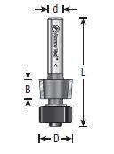 Amana Tool 47147 Laminate Trimmer With Euro Square Bearing - CNC Router Store