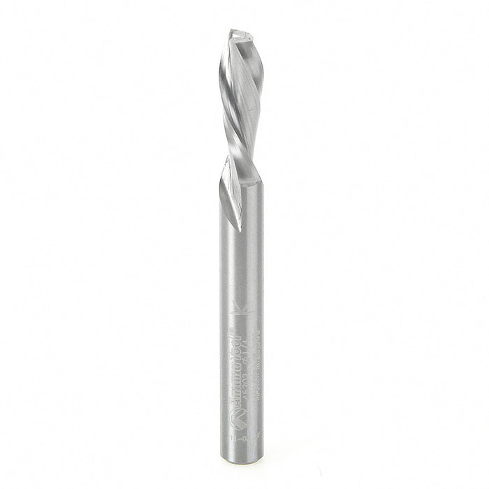 Amana 46202 Solid Carbide Spiral Plunge 1/4 Dia x 3/4 x 1/4 Inch Shank Down-Cut