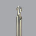 Onsrud Aluminum Finisher (AF) Series Solid Carbide CNC Router Bit end mill, 2 flute, ballnose, standard length