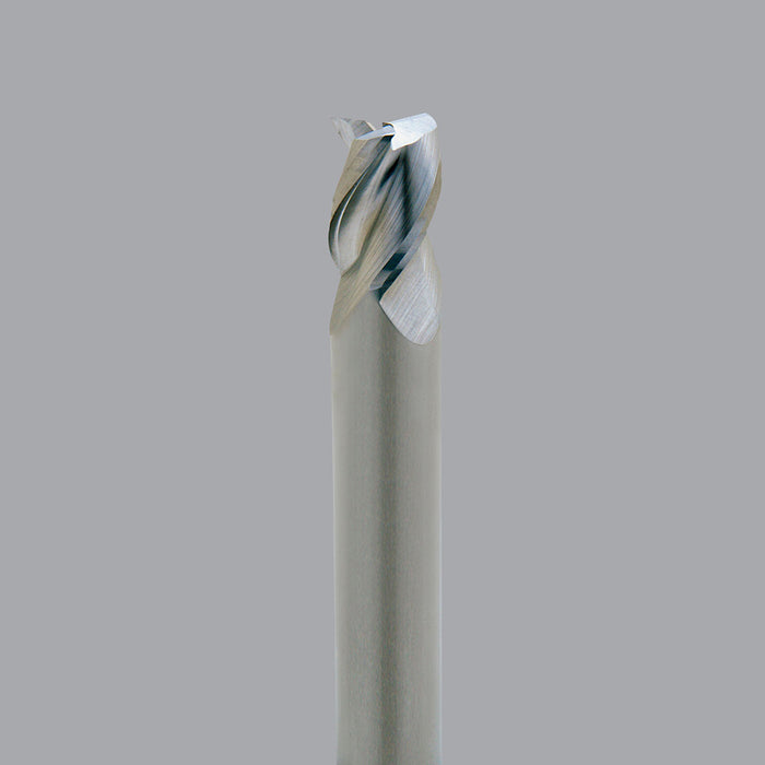 Onsrud Aluminum Finisher (AF) Series Solid Carbide end mill, 3 flute, 0.090 corner rad, standard length
