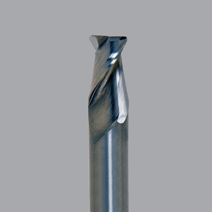 Onsrud Aluminum Finisher (AF) Series Solid Carbide CNC Router Bit end mill, 2 flute, 0.190 corner rad, standard length, necked