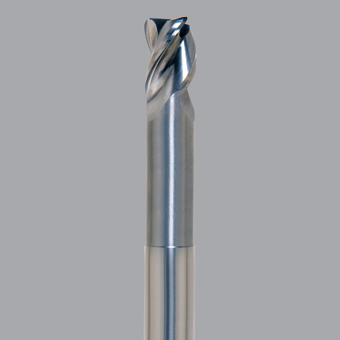 Onsrud Aluminum Finisher (AF) Series Solid Carbide CNC Router Bit end mill, 3 flute, 0.030 corner rad, standard length, necked