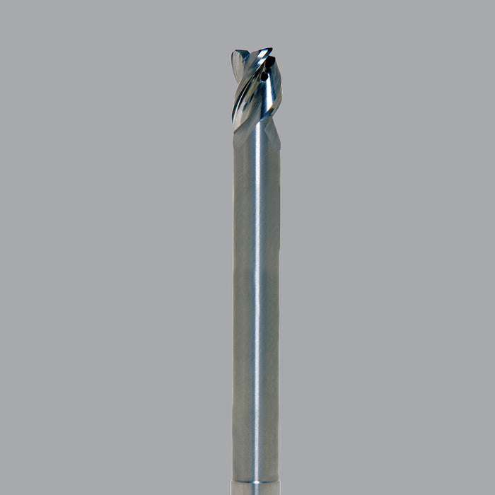 Onsrud Aluminum Finisher, 3 Flute Coolant Through End Mills, Long Length, Necked CNC Router Bit