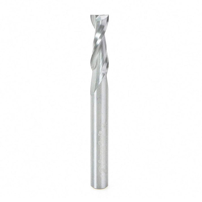 Amana 46102 Solid Carbide Spiral Plunge 1/4 Dia x 3/4 x 1/4 Inch Shank Up-Cut - CNC Router Store