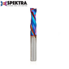 Amana 46172-K CNC Solid Carbide Spektra™ Extreme Tool Life Coated Compression Spiral 3/8 Dia x 1-1/4 Inch x 3/8 Shank - CNC Router Store
