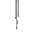 Amana 51454 Solid Carbide CNC Spiral 'O' Single Flute, Aluminum Cutting 1/8 Dia x 1/2 x 1/4 Shank x 2 Inch Long Up-Cut Router Bit