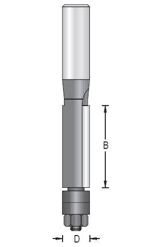 Dimar 101RDXX-X Series Trim Bits with Double Ball Bearing Guide - CNC Router Store