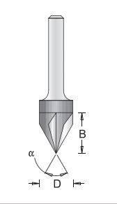 Dimar 105RR4-60 Solid Carbide Engraving Bit, 3 Flutes - CNC Router Store