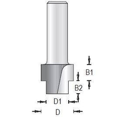 Dimar 107RBX-XX Series Stepped Rabbeting Bits, 2 Futes - CNC Router Store