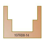 Dimar 107RBX-XX Series Stepped Rabbeting Bits, 2 Futes - CNC Router Store