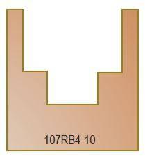 Dimar 107RBX-XX Series Stepped Rabbeting Bits, 2 Futes - CNC Router Store