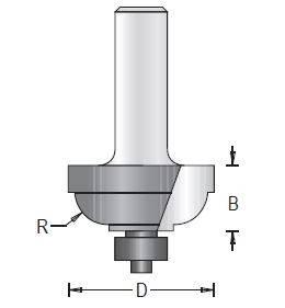 Dimar 112RCPX-X Series Classic Panel Bits with Ball Bearing Guide, 2 Flutes - CNC Router Store