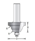 Dimar 113RSPX-X Series Roman Ogee Bits with Ball Bearing Guide, 2 Flutes - CNC Router Store