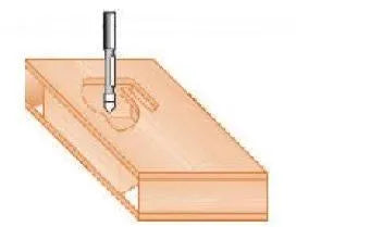 Dimar 115R4-XS/F Series Panel Pilot with Drilling Point, 1 Flute