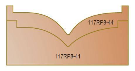 Dimar 117RP8-XX Series Rounding Over Plunge Type, 2 Flutes - CNC Router Store