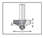 Dimar 123R8-41 Raised Panel Bit with Ball Bearing Guide, 2 Flutes, 25 degree angle - CNC Router Store