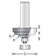 Dimar 125RXX-X Series Ogee Fillet Bits with Ball Bearing Guide, 2 Flutes - CNC Router Store