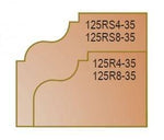 Dimar 125RXX-X Series Ogee Fillet Bits with Ball Bearing Guide, 2 Flutes - CNC Router Store