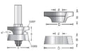 Dimar 133RX-XX Series Door Lip Assembly, 2 Flutes