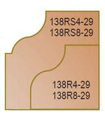 Dimar 138RXX-XX Series Panelling Bits with Ball Bearing Guide, 2 Flutes - CNC Router Store