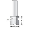 Dimar 148R8-22 Finger Grip Router Bits, 2 Flutes