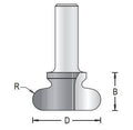 Dimar 148R8-38 Finger Grip Router Bits, 2 Flute