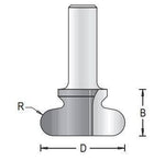 Dimar 148R8-38 Finger Grip Router Bits, 2 Flute - CNC Router Store