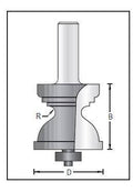 Dimar 156R8-42 Moulding Bit, 2 Flutes