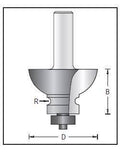 Dimar 156R8-44 Moulding Bit, 2 Flutes