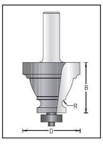 Dimar 156R8-57 Moulding Bit, 2 Flutes - CNC Router Store