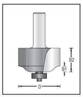 Dimar 156R8-60 Edge Forming Bits, 2 Flutes