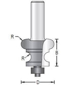 Dimar 156RX-X Series Canoe Bits with Ball Bearing Guide, 2 Flutes - CNC Router Store