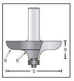 Dimar 166R8-62 Handrail Bit, 2 Flutes - CNC Router Store