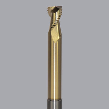 Onsrud Aluminum Finisher, 2 Flute End Mills, medium length, necked, ZRN coated CNC Router Bit